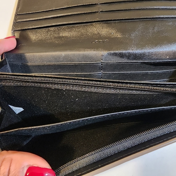 LODIS Pink Fuschia leather wallet - Picture 6 of 10